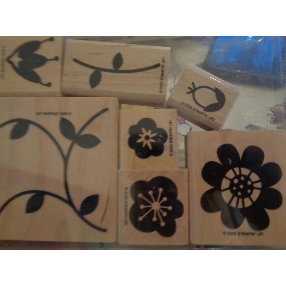 Stampin' Up BUDS & BLOSSOM Two Step Set Stamp Scrapbooking Cards